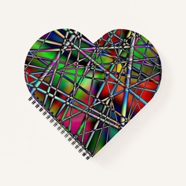 Colourful Abstract Notebook (Front)