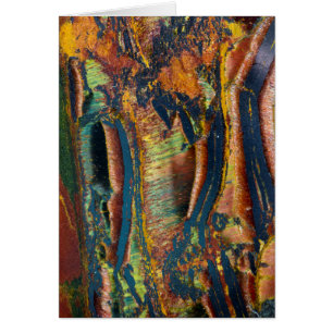 Colourful abstract of a Tiger eye