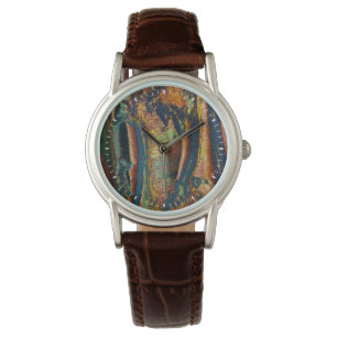 Colourful abstract of a Tiger eye Watch