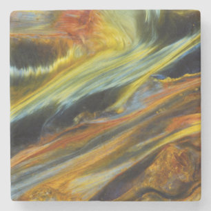 Colourful abstract of Pietersite Stone Coaster