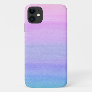 Colourful Abstract Ombre Watercolor Pattern iPhone 11 Case