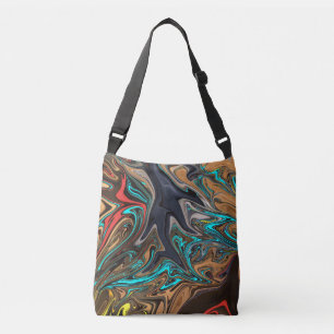 Colourful Abstract Painting Best art masterpiece Crossbody Bag