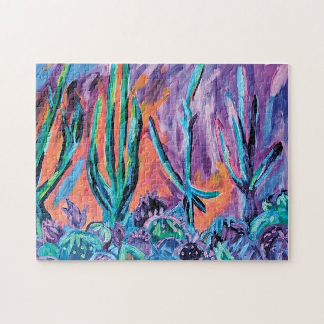 Colourful Abstract Painting  Jigsaw Puzzle (Horizontal)