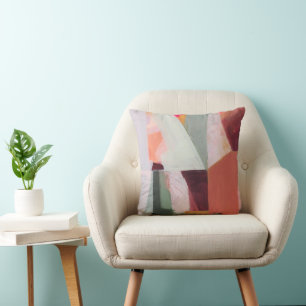 Colourful Abstract Painting Original Art Cushion