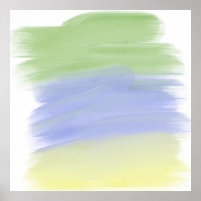 colourful abstract painting poster (Front)