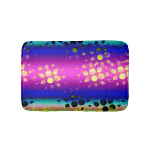 Colourful Abstract Pattern Bath Mat