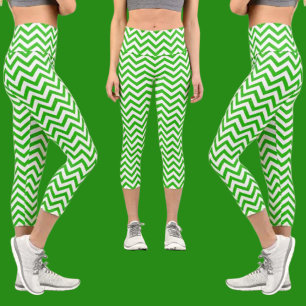 Colourful Abstract Pattern Capri Leggings
