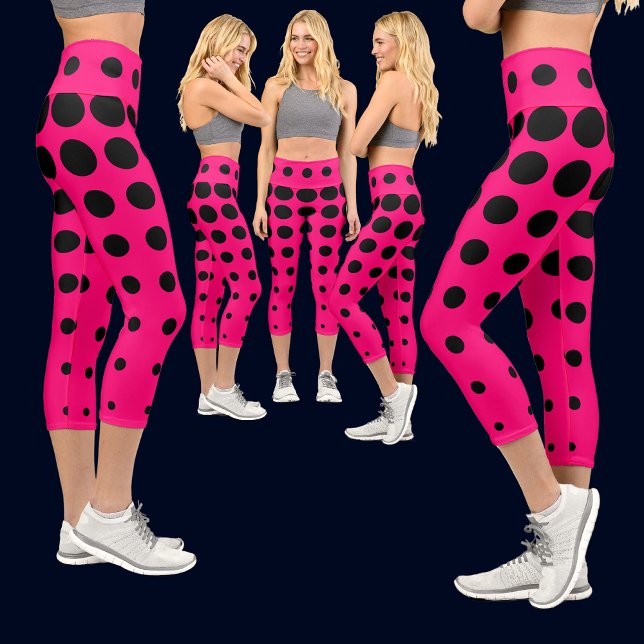 Colourful Abstract Pattern Capri Leggings (Creator Uploaded)