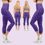 Colourful Abstract Pattern Capri Leggings<br><div class="desc">Colourful Abstract Pattern.</div>