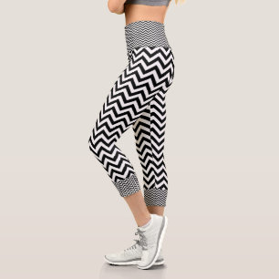 Colourful Abstract Pattern Capri Leggings