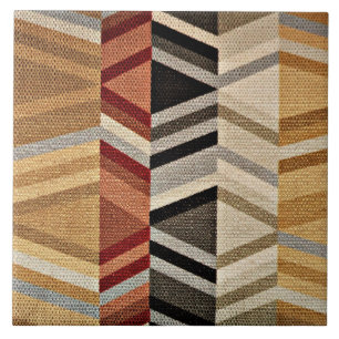 Colourful Abstract Pattern Ceramic Tile