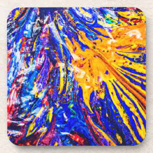 Colourful Abstract Pattern Coaster