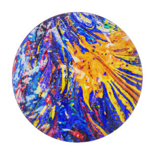 Colourful Abstract Pattern Cutting Board