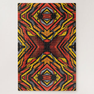 Colourful Abstract Pattern Jigsaw Puzzle