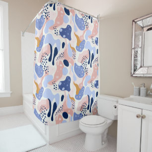 Colourful Abstract Pattern Shower Curtain