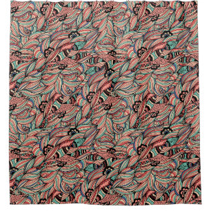 Colourful Abstract Pattern Shower Curtain