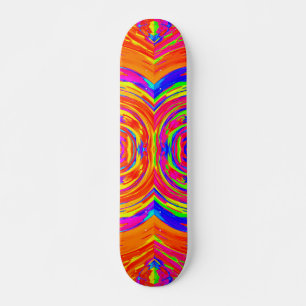 Colourful Abstract Pattern Skateboard