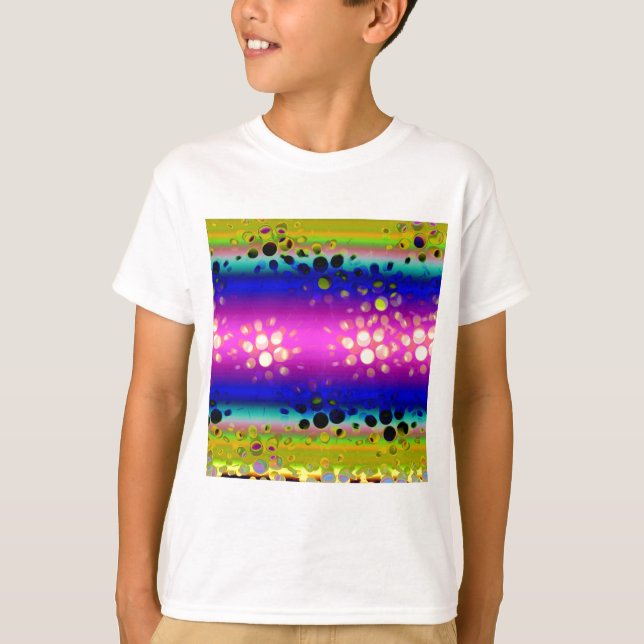 Colourful Abstract Pattern T-Shirt (Front)