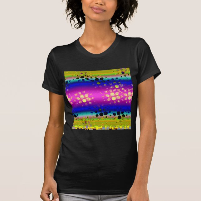 Colourful Abstract Pattern T-Shirt (Front)