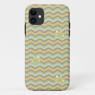 colourful abstract pattern, waves iPhone 11 case