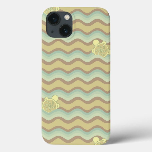 colourful abstract pattern, waves Case-Mate iPhone case (Back)