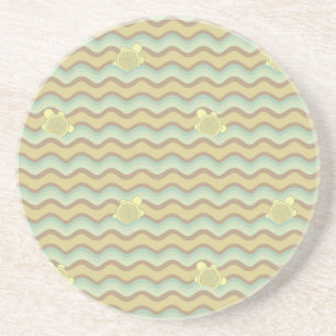 colourful abstract pattern, waves coaster