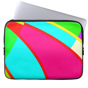 Colourful Abstract Patterns Art Laptop Sleeve