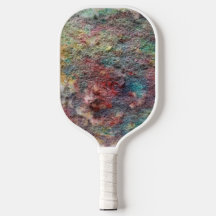Colourful Abstract Pickleball Paddle