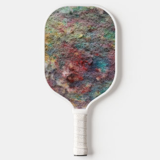 Colourful Abstract Pickleball Paddle