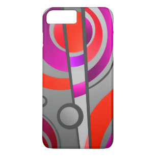 Colourful Abstract Pop Art Geometric Pattern iPhone 8 Plus/7 Plus Case