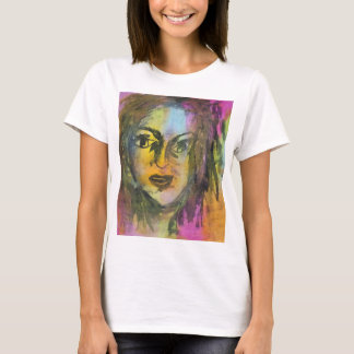 Colourful Abstract Portrait T-Shirt