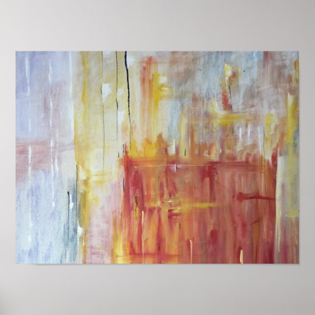 Colourful Abstract Poster (Front)