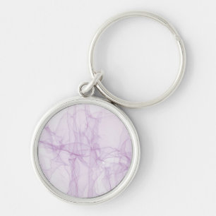 Colourful Abstract Premium Round Keychain
