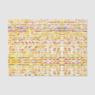 Colourful Abstract Rainbow Stripes on Tissue Paper