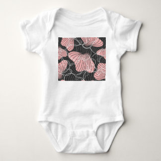 Colourful abstract, seamless artistic pattern. baby bodysuit