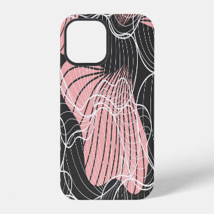Colourful abstract, seamless artistic pattern. iPhone 12 case