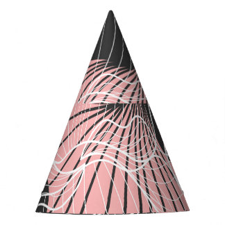 Colourful abstract, seamless artistic pattern. party hat