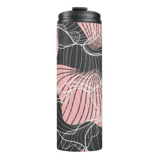 Colourful abstract, seamless artistic pattern. thermal tumbler