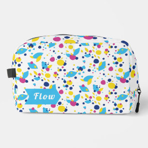 Colourful abstract shapes. dopp kit