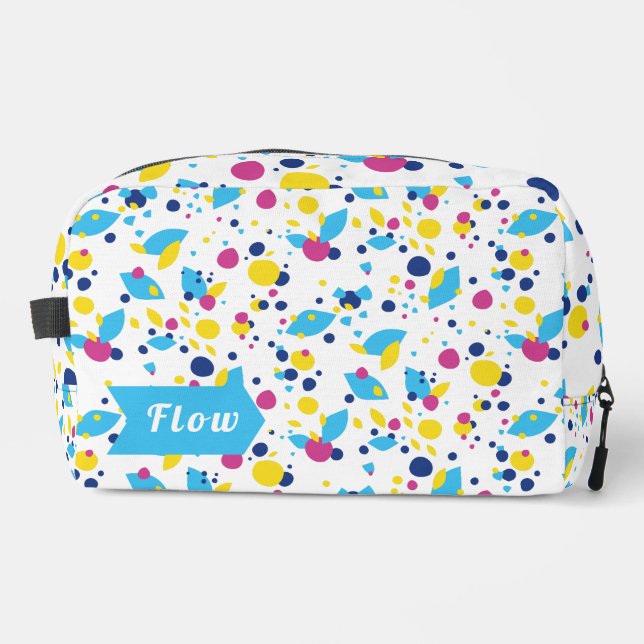 Colourful abstract shapes. dopp kit (Front)