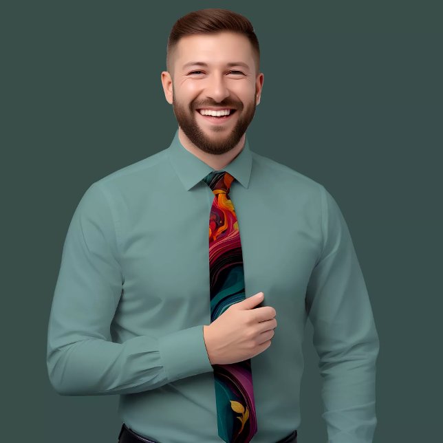 Colourful Abstract Solid Tie (Creator Uploaded)