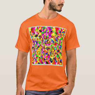 Colourful Abstract Spectrum Pattern T-Shirt