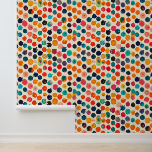 Colourful Abstract Splatters Wallpaper