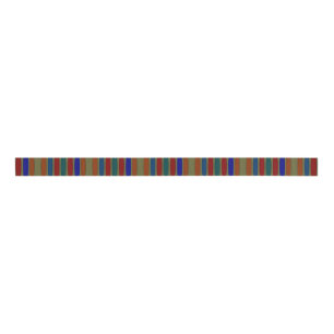 Colourful Abstract Striped Ribbon Grosgrain Ribbon