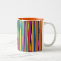 Colourful abstract stripes design