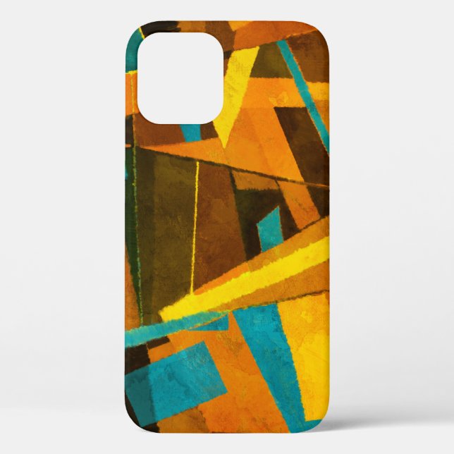 Colourful Abstract Stripes: Paint Texture Case-Mate iPhone Case (Back)