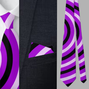 Colourful Abstract Stripes Pattern          Tie
