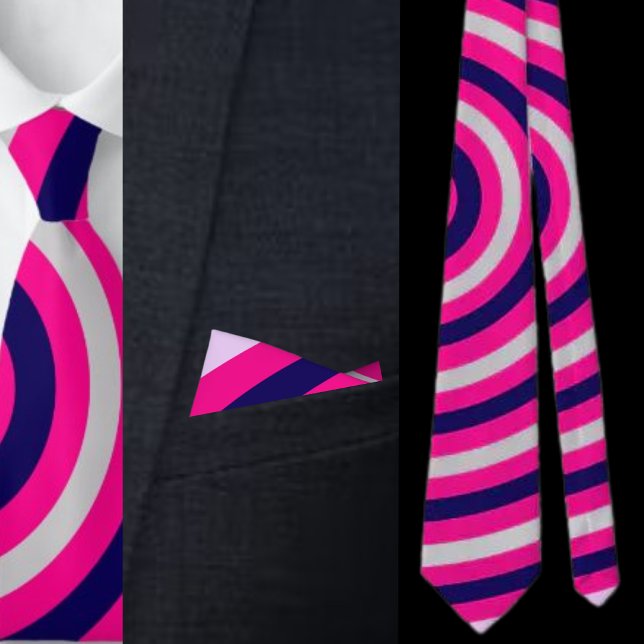 Colourful Abstract Stripes Pattern          Tie (Creator Uploaded)