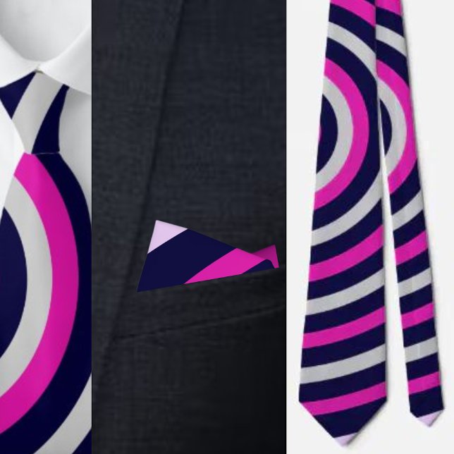 Colourful Abstract Stripes Pattern          Tie (Creator Uploaded)