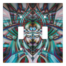 Colourful Abstract Switch Cover